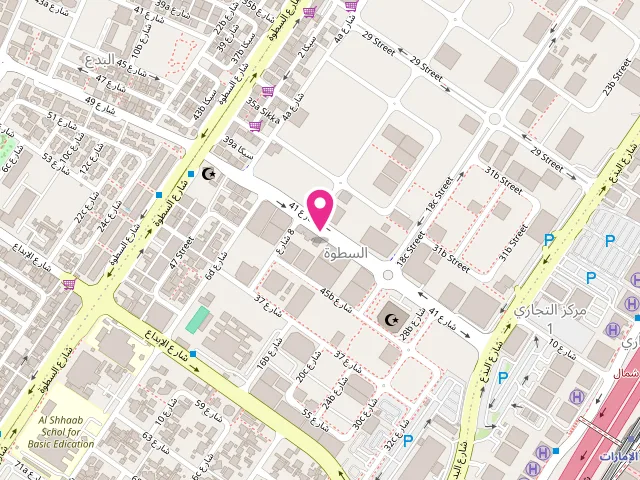 Map showing the location of MM Laundry - Jumeirah Garden City at Inside OKD Supermarket, Jumeirah Garden 3 Building - Garden City - السطوة - جميرا ١ - دبي - United Arab Emirates