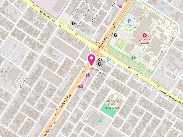 Map showing the location of Modern Laundry - Al Shahba at Wasit St - Al Shahba - Mughaider Suburb - Sharjah - United Arab Emirates