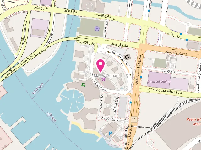 Map showing the location of Modern National Laundry at Abu Dhabi - Al Reem Island - Tamouh - Abu Dhabi - United Arab Emirates