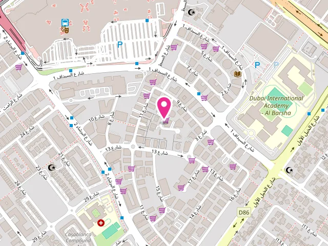 Map showing the location of Monarch Laundry And Dry Cleaning at City Stay Inn Hotel Apartment, Near Citymax Hotel, Al Barsha 1 - Al Barsha First - Al Barsha - Dubai - United Arab Emirates