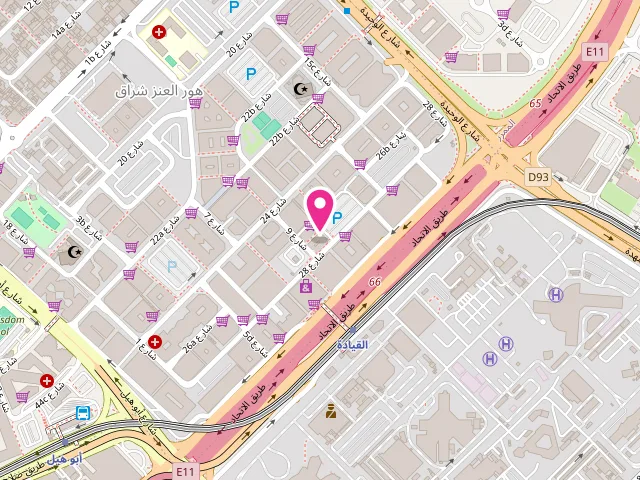 Map showing the location of Mr wash laundry (Br) JVC at JVC - Al Barsha South Fourth - Jumeirah Village Circle - Dubai - United Arab Emirates