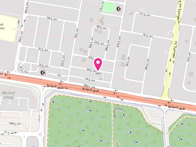 Map showing the location of Muhammad Rafiq Laundry & dry cleaning service at Al Mizhar First - Al Mizhar - Dubai - United Arab Emirates