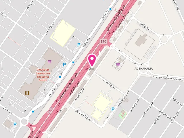 Map showing the location of Multicare Automatic Laundry L.L.C at 52 Ash Shahamah St - Al Shahama - New Shahamah - Abu Dhabi - United Arab Emirates