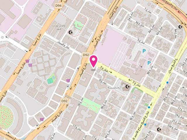 Map showing the location of New Royal Falcon Laundry at Al Tayer Building - Al Hudaiba - Dubai - United Arab Emirates