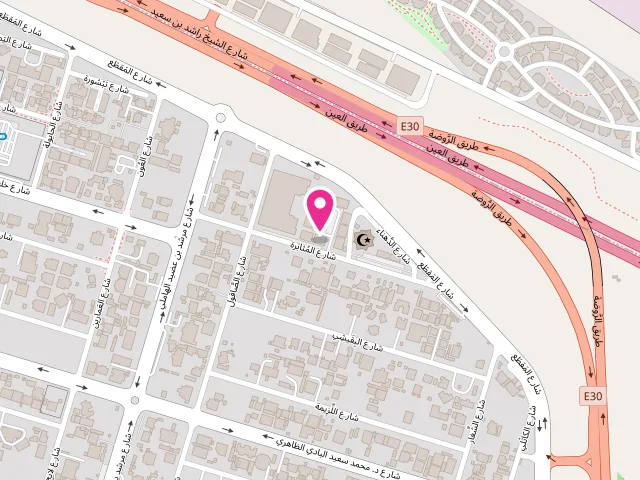 Map showing the location of Nujum Arkal deep cleaning at Rabdan - RB11 - Abu Dhabi - United Arab Emirates