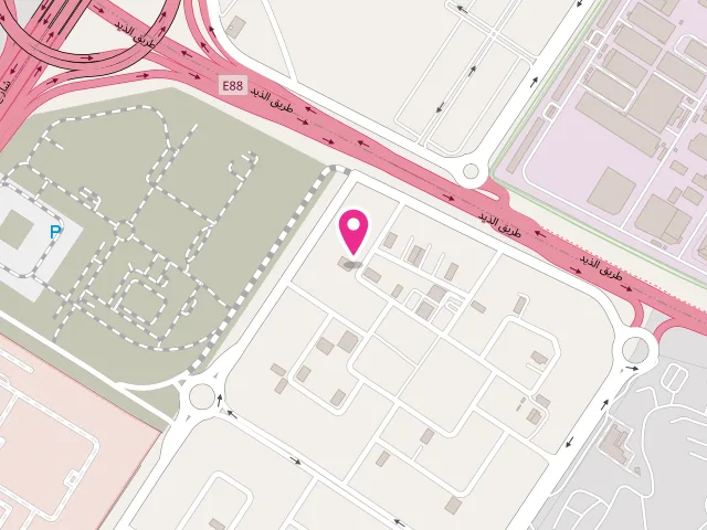 Map showing the location of Nuqtat Al Gaseel laundry at 8FHC+R8 - Muwaileh Commercial - Sharjah - United Arab Emirates