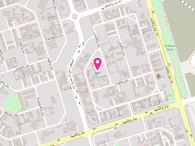 Map showing the location of O2 Automatic Laundry مصبغة او 2 الاتوماتيكية at Khalifa City - SE40 - Abu Dhabi - United Arab Emirates