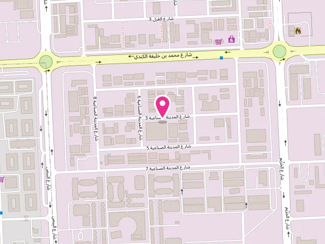 Map showing the location of Prime Automatic Laundry at M-36 - Musaffah - M36 - Abu Dhabi - United Arab Emirates