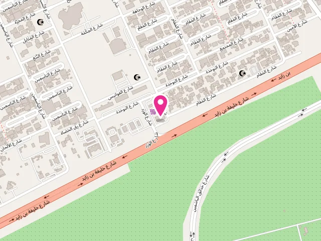 Map showing the location of Primo Dress Laundry مغسلة بريمو للملابس at Al Maqam - Shabiyat Al Maqam - Abu Dhabi - United Arab Emirates