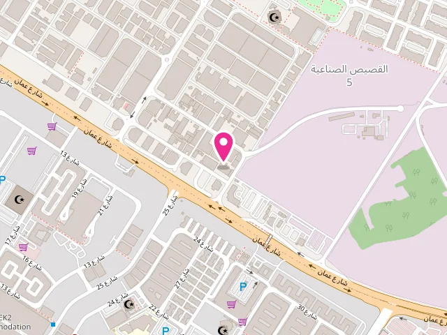 Map showing the location of Radiant Dry Cleaning & Steam Laundry at Dubai - Al Qusais Ind. Fifth - Al Qusais Industrial Area - Dubai - United Arab Emirates