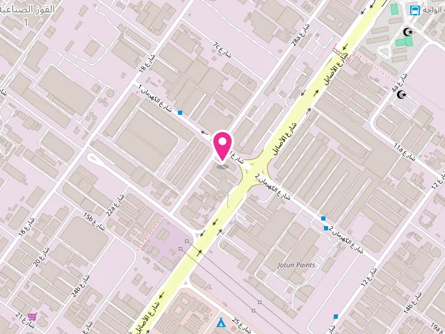 Map showing the location of RAJU KANKA LAUNDRY L.L.C at Warehouse #04 Street 28a - Al Qouz Ind.first - Al Quoz - Dubai - United Arab Emirates