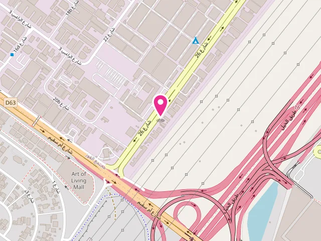Map showing the location of Rida Laundry (Dubai) at 119 26th St - Al Qouz Ind.fourth - Al Quoz - Dubai - United Arab Emirates