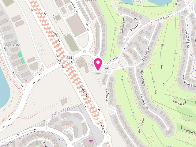 Map showing the location of Royal Monarch Laundry at Grandiose Supermarket Victory Heights Gate1 - Al Hebiah Fourth - Dubai Sports City - Dubai - United Arab Emirates