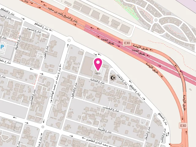 Map showing the location of Royal Rose Laundry at 25 Al muthabarah st - شارع المقطع - ربدان - ربدان 11 - أبو ظبي - United Arab Emirates