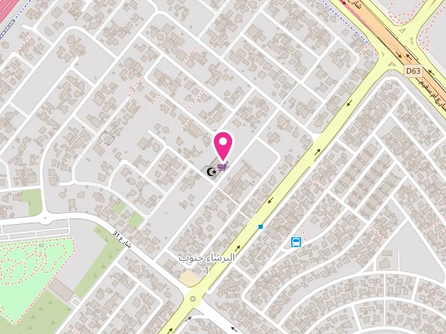 Map showing the location of Salik Laundry مصبغة سالك at 36VP+47Q - Al Barsha South First - Al Barsha South - Dubai - United Arab Emirates