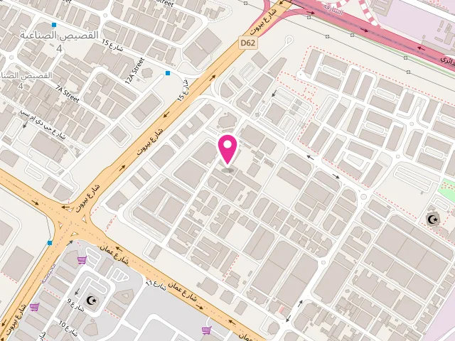 Map showing the location of SM Automatic Laundry at Shop G2, Sharjah Coperative Building - 102,Sharjah, Al-Muwaileh - تجارية مويلح - المنطقة الصناعية - إمارة الشارقةّ - United Arab Emirates