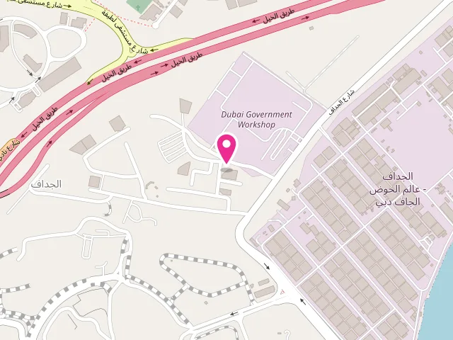 Map showing the location of Smart Laundry at 687J+V22 - Al Jadaf - Dubai - United Arab Emirates