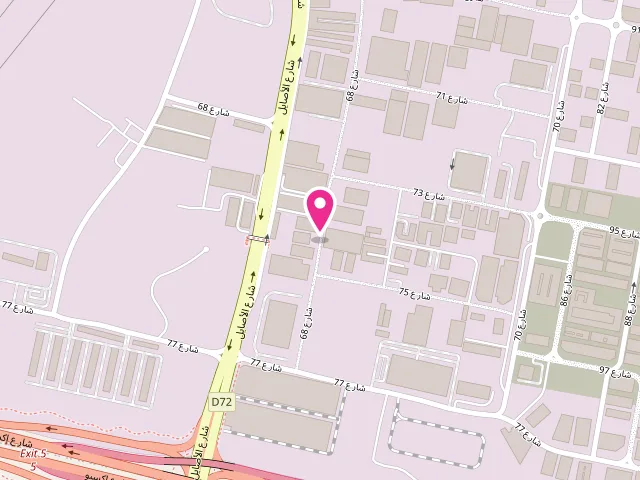 Map showing the location of Soapy Splash Laundry LLC at Jabal Ali Industrial First - Jebel Ali Industrial Area - Dubai - United Arab Emirates