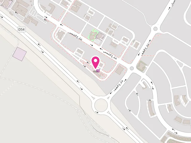 Map showing the location of Southside Laundry Service at Residential city - next to Grand Express Supermarket - Madinat Al Mataar - Dubai South - Dubai - United Arab Emirates