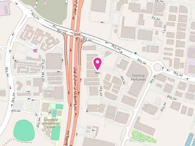 Map showing the location of Spin and Shine Laundry Services at Dubai Investment Park - 2 - مجمع دبي للاستثمار الثاني - دبي - United Arab Emirates