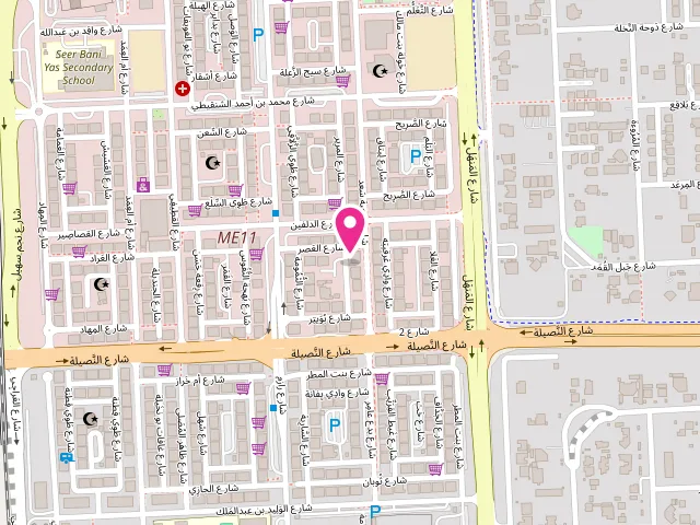 Map showing the location of SunCity Laundry at Shop No:02, Building 157 - مدينة محمد بن زايد - محمد بن زايد شرق 11 - أبو ظبي - United Arab Emirates