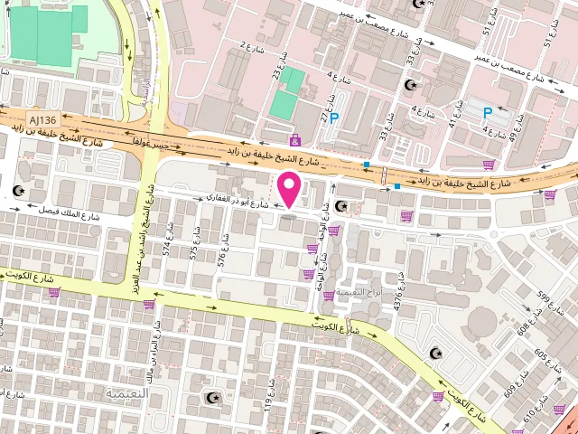 Map showing the location of SUNLITE AUTOMATIC LAUNDRY L.L.C at Sunlite automatic laundry - 1 Nuaimiya St - Al Nuaimia 1 - Ajman - United Arab Emirates