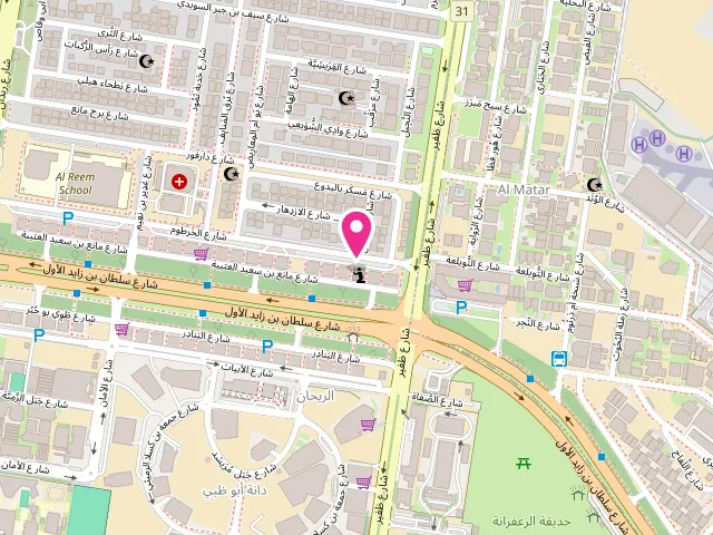 Map showing the location of Super Plus Laundry. at Muroor road - Al Hamla street - السعادة - Zone 1 - أبو ظبي - United Arab Emirates
