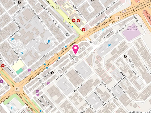 Map showing the location of Super Royal Laundry at Al Nahyan - E19 02 - Abu Dhabi - United Arab Emirates