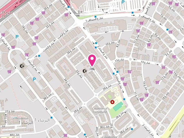 Map showing the location of Tap & Dry Laundry at Sharifa Al Attar Mosque - Shop 1 - Al Barsha First - Al Barsha - Dubai - United Arab Emirates