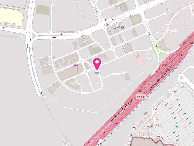 Map showing the location of Thawb Wa Teeb at 38P7+RR2 - Wadi Al Safa 3 - Majan - Dubai - United Arab Emirates