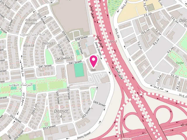 Map showing the location of The Clothsmiths Laundry at Dubai - Al Barsha South Fifth - Jumeirah Village Triangle - Dubai - United Arab Emirates