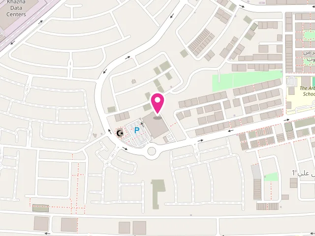 Map showing the location of The Laundry Hub - Best laundry services in Al Furjan at AL FURJAN WEST, PAVILLION - SHOP NO-5 - جبل علي الأولى - دبي - United Arab Emirates