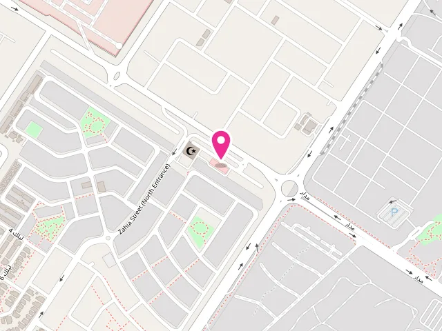 Map showing the location of The Laundry Hub - Best laundry services in Sharjah at North Hub - Shop No.4 - Muwaileh Commercial - Al Zahia - Sharjah - United Arab Emirates