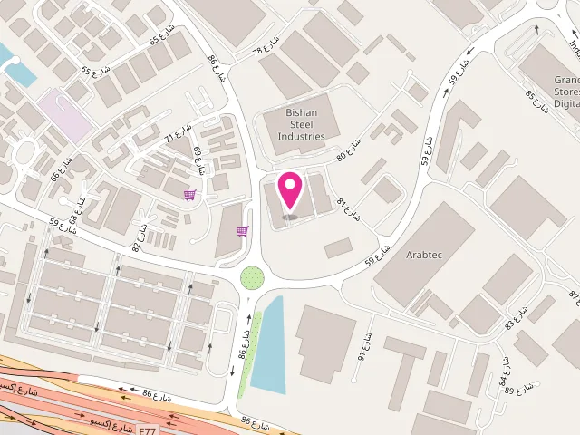 Map showing the location of The Laundry Press Laundrers LLC- DIP at 1 59 Street - Dubai Investment Park First - Dubai - United Arab Emirates