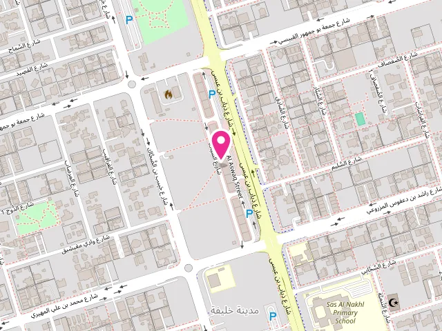 Map showing the location of Titanic Laundry at A - Khalifa City - SW2 - Abu Dhabi - United Arab Emirates