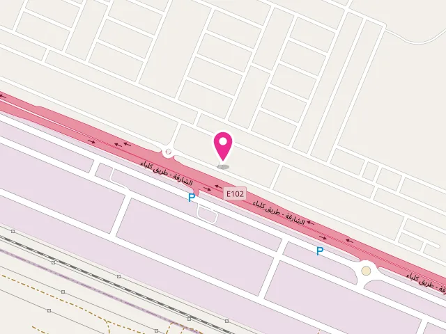 Map showing the location of Top Clean Laundry-مصبغة قمة النظافة at Maliha Rd New Industrial Area Opp Stop B - ضاحية البديع - حي حوشي - دبي - United Arab Emirates