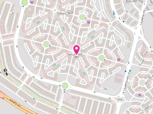 Map showing the location of True Press Laundry - FZCO at Shop S15, Building Q-09 - ورسان الأولى - مدينة دبي العالمية - دبي - United Arab Emirates