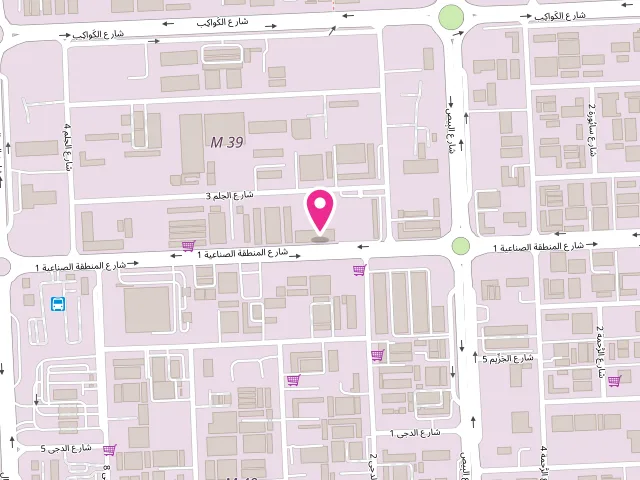 Map showing the location of Two Star Automatic Laundry L.L.C at 14th St - Musaffah - M39 - Abu Dhabi - United Arab Emirates