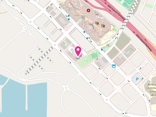Map showing the location of Vanish laundry at Al Saadiyat Island - Saadiyat Marina District - Abu Dhabi - United Arab Emirates