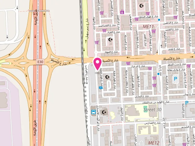 Map showing the location of Waschsalon Laundry at Mohamed Bin Zayed City - ME12 - Abu Dhabi - United Arab Emirates