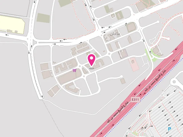 Map showing the location of Wash Day Laundry at Sulaiman Ahmad Sulaiman Building - shop no 1 - Wadi Al Safa 3 - Majan - Dubai - United Arab Emirates