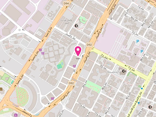 Map showing the location of Washing Done Laundry llc Branch at Capital Hotel 1 - مدينة دبي الملاحية - الميناء - دبي - United Arab Emirates