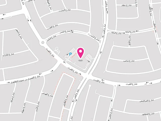 Map showing the location of White Crystal Laundry at Ahd St - Madinat Al Riyad - RD23 - Abu Dhabi - United Arab Emirates