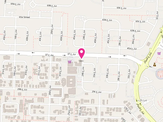 Map showing the location of White Way Dry Cleaners at 33 24B St - Mirdif - Dubai - United Arab Emirates