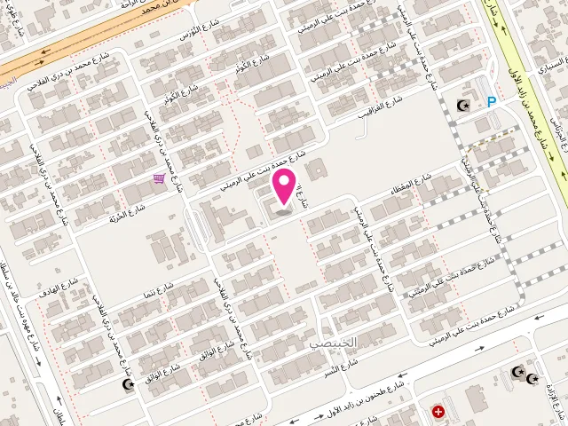 Map showing the location of مصبغة زارا الاوتوماتيكية ZARA AUTOMATIC LAUNDRY at Al Markhaniyyah - Al Meryal - Abu Dhabi - United Arab Emirates